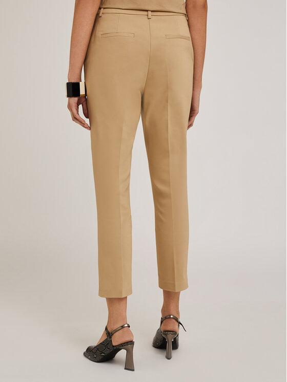 Motivi Motivi Pantaloni di tessuto P203Q103826N002 Écru Regular Fit