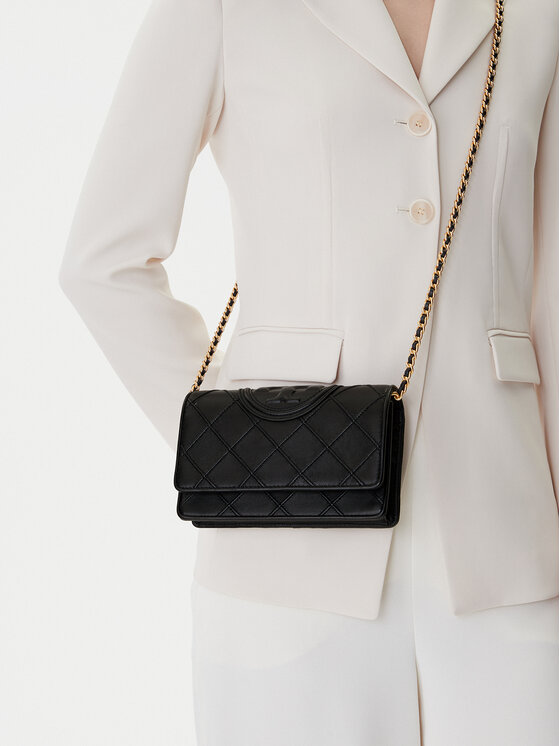 Tory Burch Tory Burch Дамска чанта Fleming 138853 Черен
