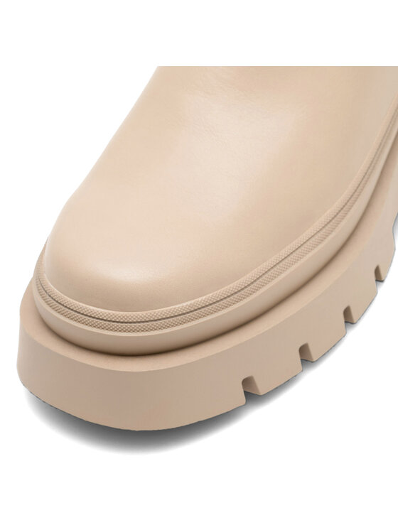 DeeZee DeeZee Kotníková obuv s elastickým prvkem LARA H230208-1 Béžová