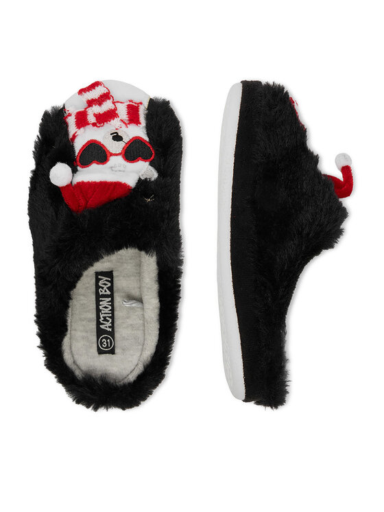 Action Boy Action Boy Pantofole 22SAG5005 Nero