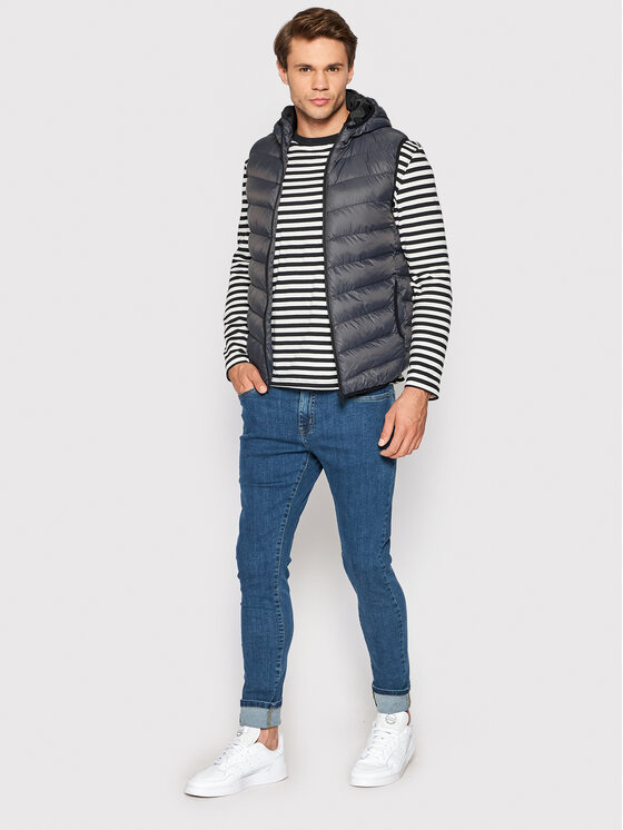 Brave Soul Brave Soul Sportski prsluk MJK-BLACKBURN Siva Regular Fit