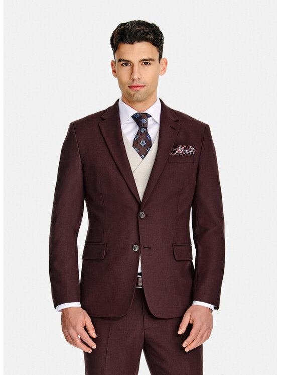 Pako Lorente Pako Lorente Marynarka P26SF-3G-007 Brązowy Slim Fit