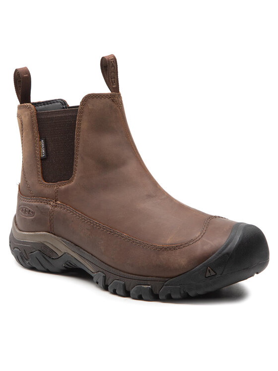 Keen Keen Gležnjarji Chelsea Anchorage Boot III Wp 1017790 Rjava