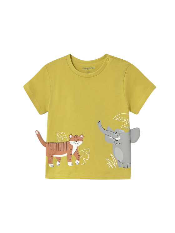 Mayoral Mayoral Tricou 1061 Galben Regular Fit