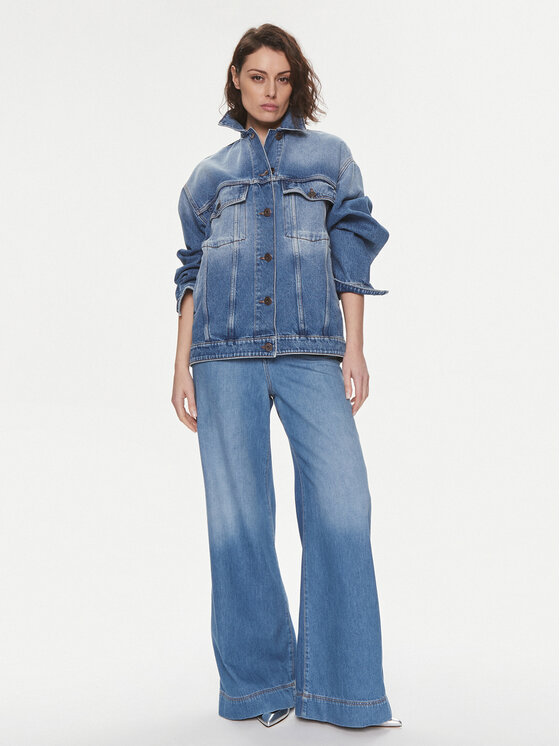 Weekend Max Mara Weekend Max Mara Giacca di jeans Pio 2415041071 Blu Regular Fit