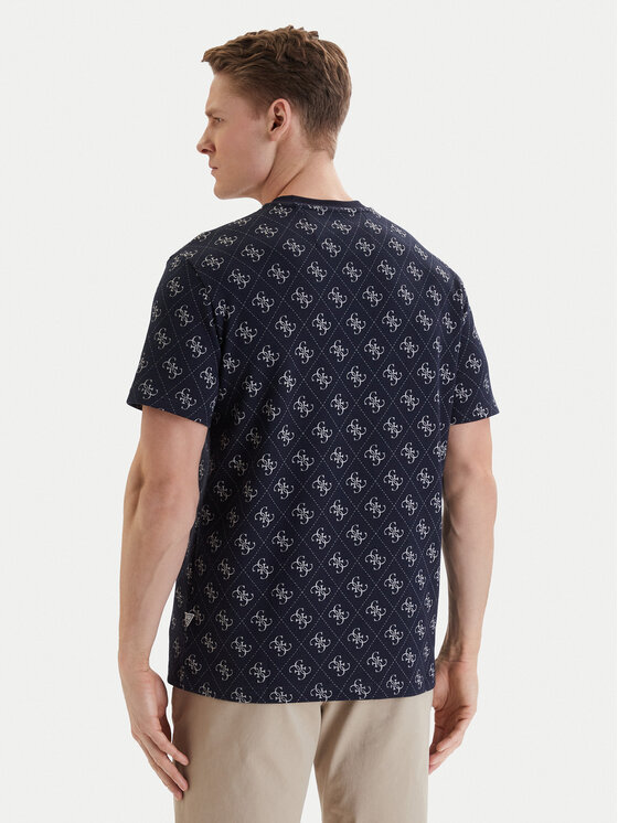 Guess Guess T-shirt M6GP34 K3200 Tamnoplava Relaxed Fit