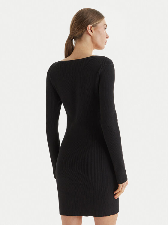 Calvin Klein Jeans Calvin Klein Jeans Kleid für den Alltag LV047F324G Schwarz Slim Fit