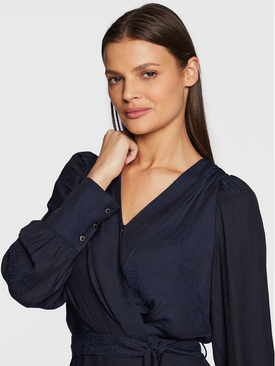 Morgan Morgan Kleid für den Alltag 222-RNOMAD Dunkelblau Regular Fit