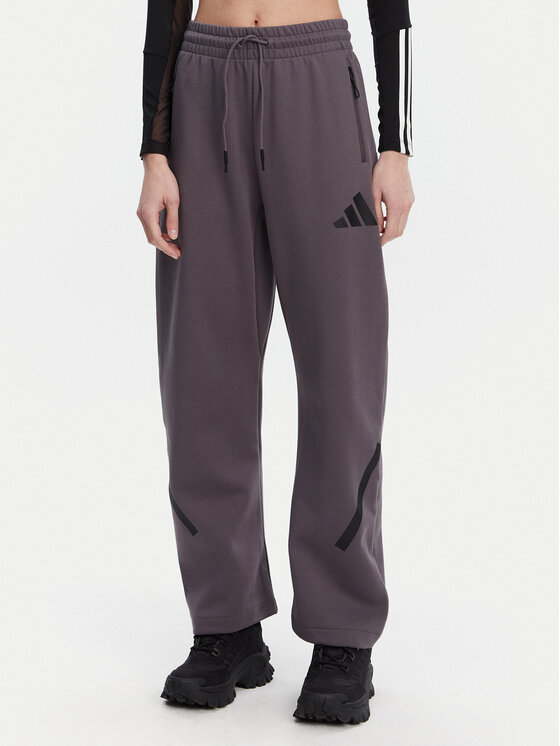 adidas Teplákové nohavice Z.N.E. Barrel JC5411 Sivá Loose Fit