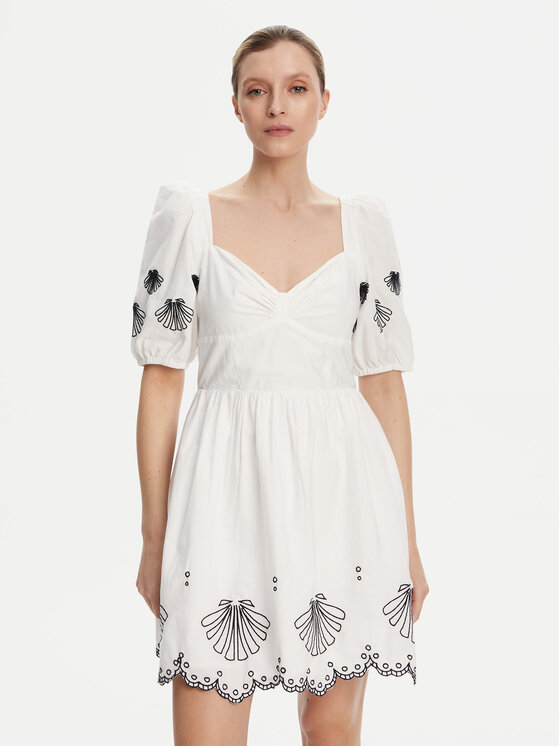 French Connection French Connection Vasarinė suknelė 71YOT Balta Regular Fit