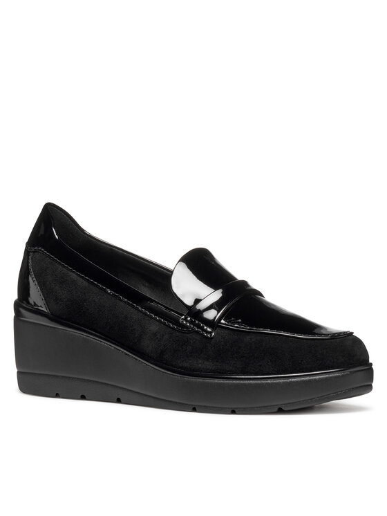 Geox Geox Poltopánky D Ilde D46RAB 02202 C9999 Čierna
