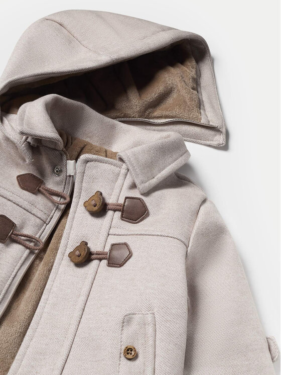 Mayoral Mayoral Зимно палто 2458 Бежов Regular Fit