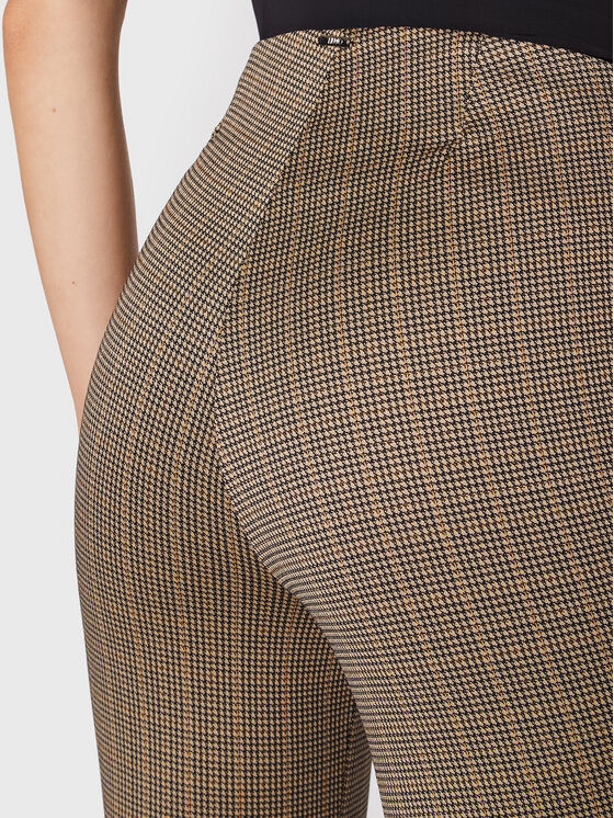Liu Jo Liu Jo Spodnie materiałowe WF2257 J4044 Beżowy Regular Fit