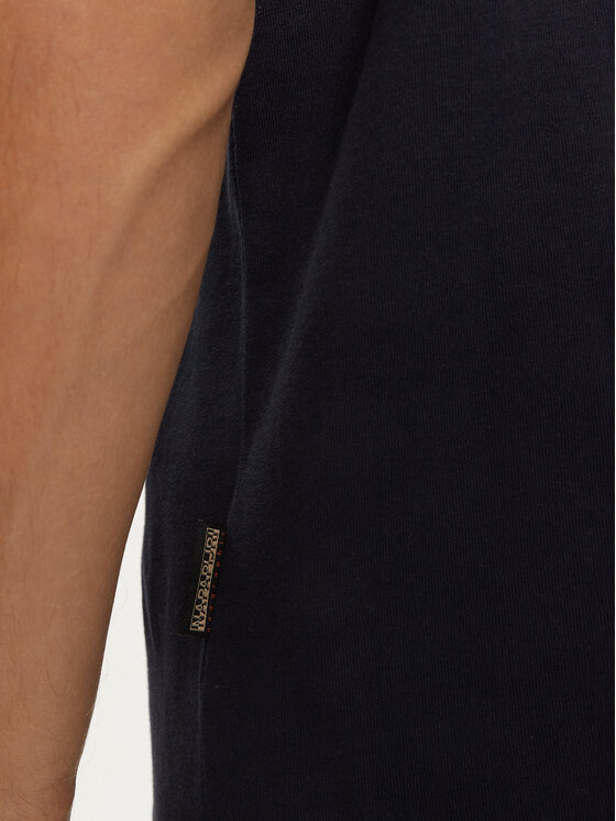 Napapijri Napapijri T-shirt S-Portalet Ss NP0A4I3E Tamnoplava Relaxed Fit