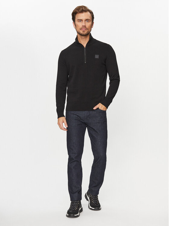 BOSS Boss Maglione Kanobix 50494387 Nero Regular Fit