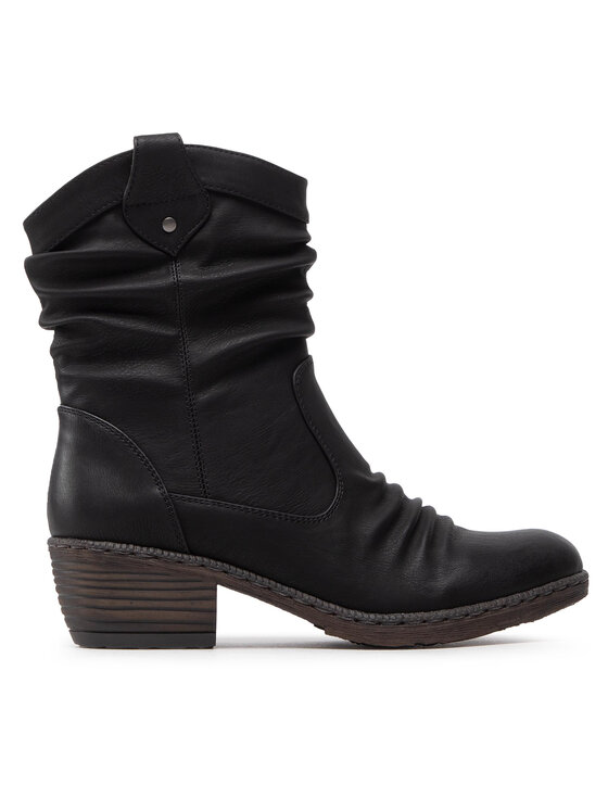 Rieker Rieker Polokozačky 93770-01 Černá