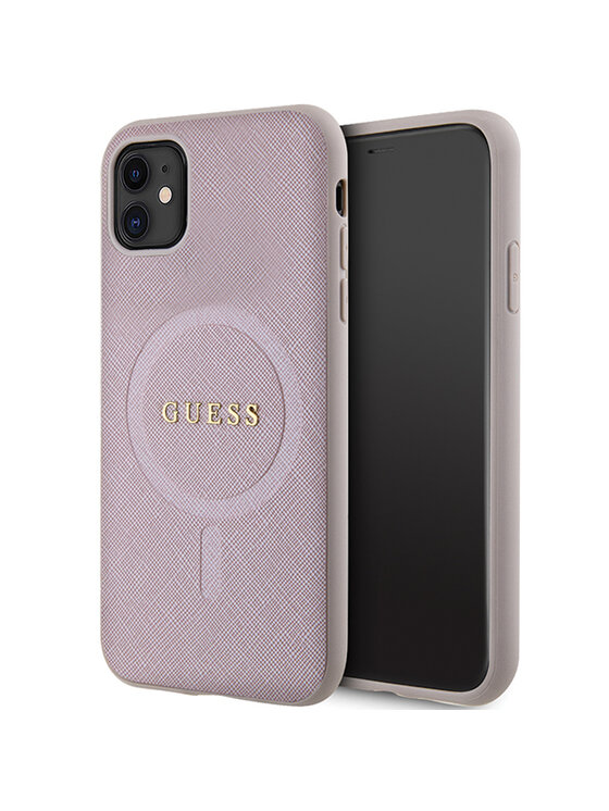 Etui na telefon Guess, Różowe, iPhone 11