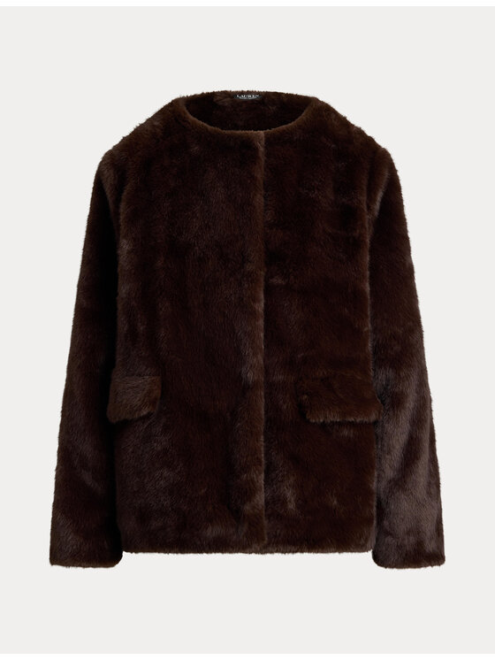 LAUREN RALPH LAUREN LAUREN RALPH LAUREN Кожено палто 297P04117002 Кафяв Regular Fit