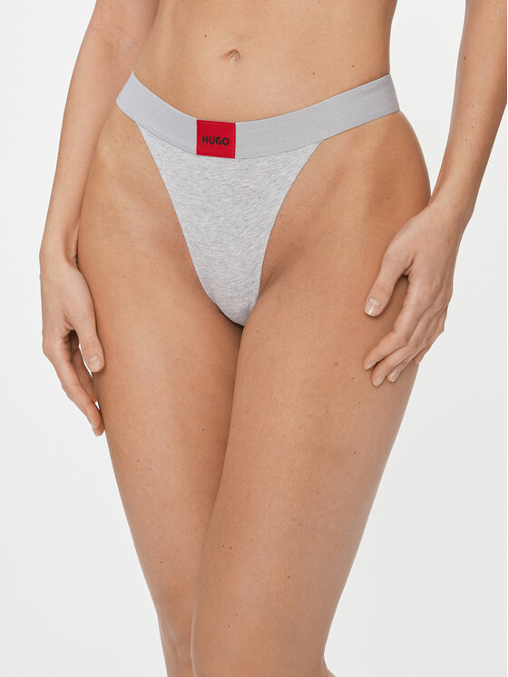 Női Tanga HUGO, Méret: XL, Szürke, Red Label 50503102
