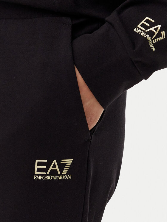 EA7 Emporio Armani EA7 Emporio Armani Tepláková souprava 7W000117 AF13135 MC004 Černá Regular Fit