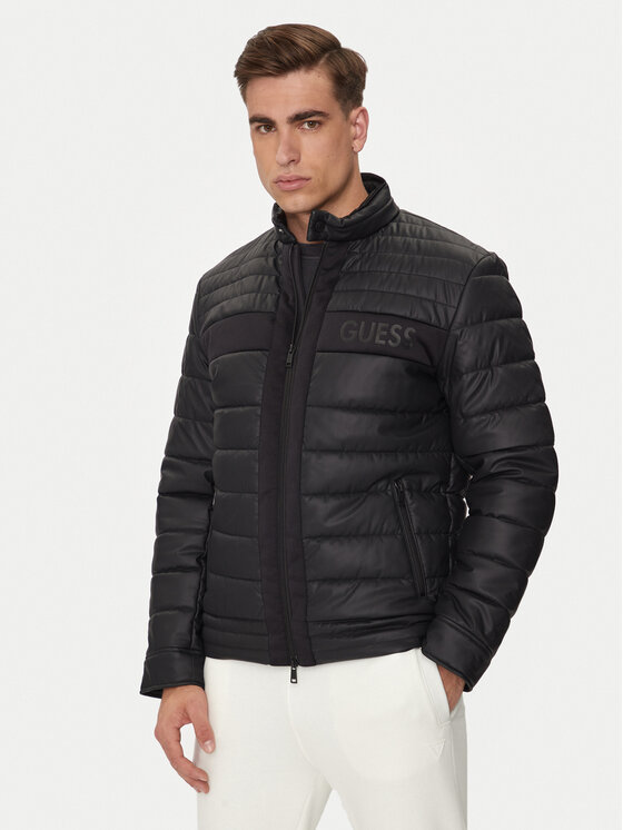 Guess Guess Átmeneti kabát M4YL16 WFHD0 Fekete Regular Fit