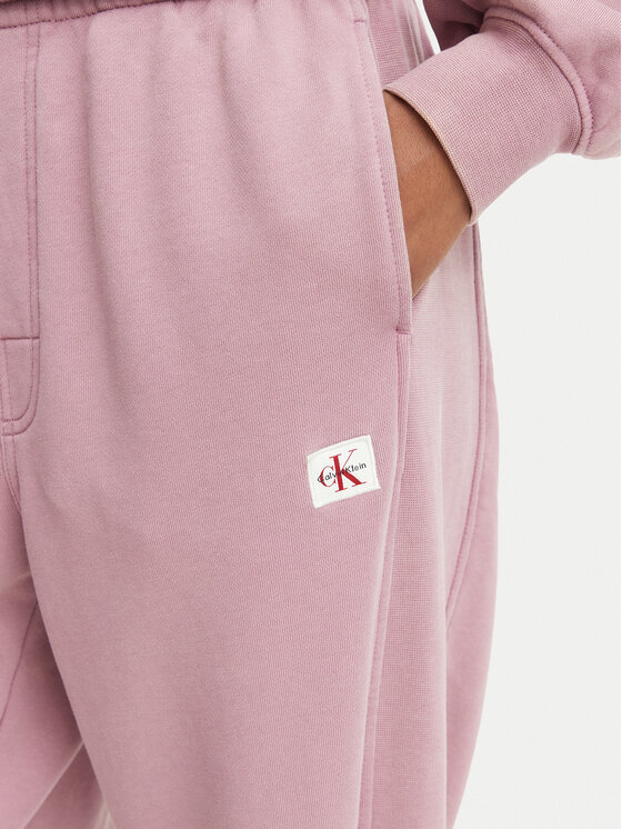 Calvin Klein Jeans Calvin Klein Jeans Долнище анцуг LV047H224G Тъмнорозов Regular Fit