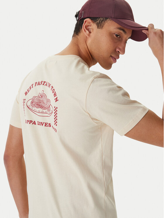 Kappa Kappa T-Shirt 37276IW Béžová Regular Fit