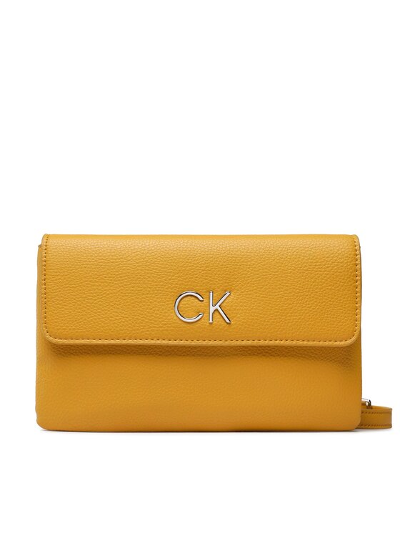 Calvin Klein Ročna Torba Re-Lock Dbl Crossbody Bag Pbl K60K609140 Rumena