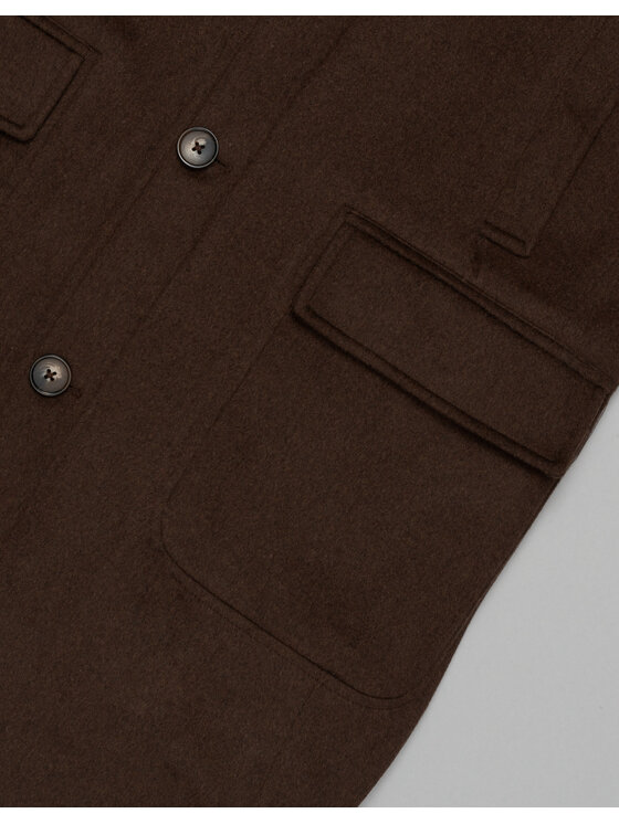 Borgio Borgio Płaszcz zimowy pontelongo Brązowy Slim Fit