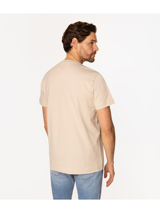 Lee Cooper Lee Cooper T-Shirt CLASSIC 1160 Beżowy Regular Fit
