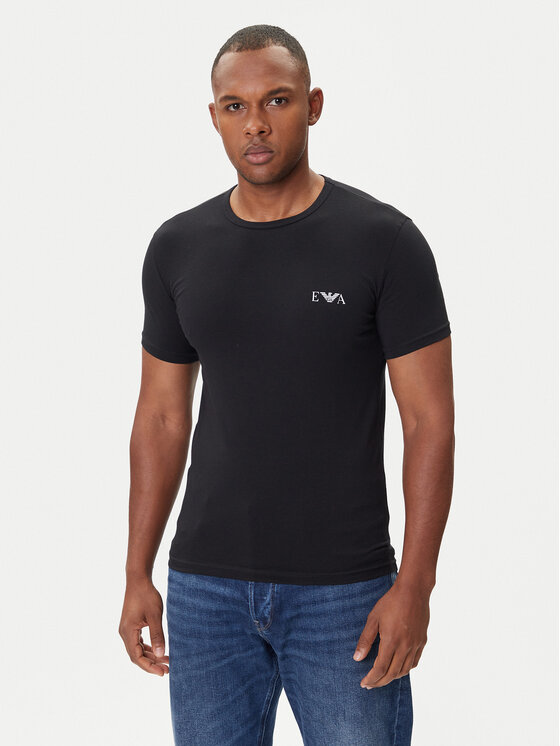Emporio Armani Underwear Emporio Armani Underwear Póló szett EM001849 AF14131 MC005 Fekete Fitted Fit