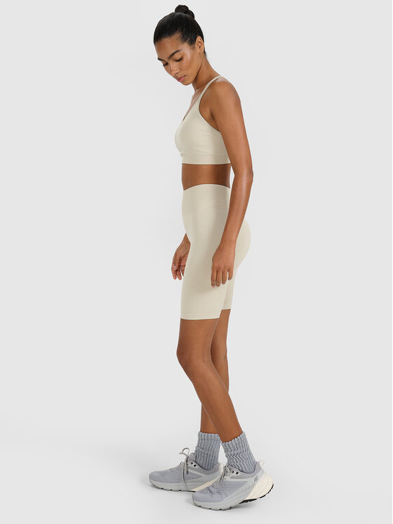 4F 4F Szorty sportowe MULTI ACTIVE Beżowy Slim Fit