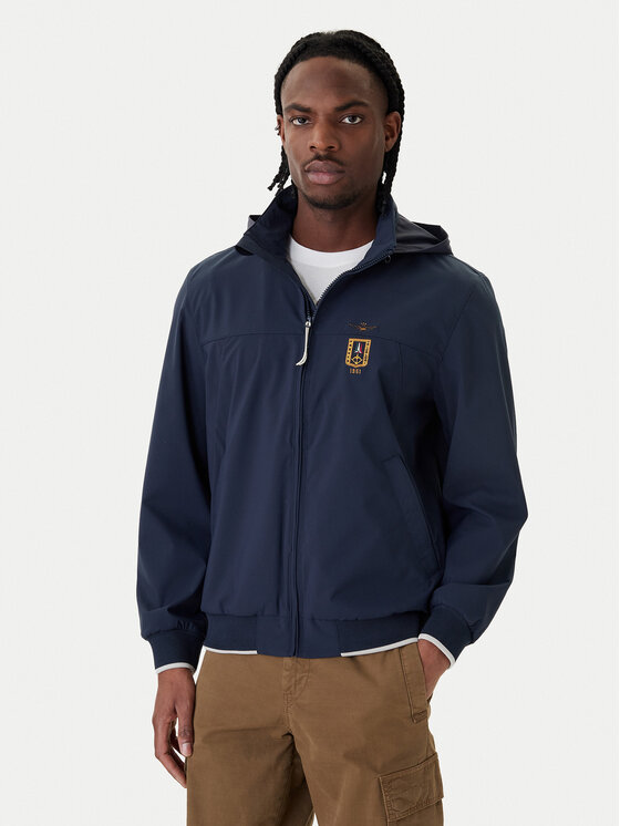 Aeronautica Militare Aeronautica Militare Bomber striukė 261AB3050UCT04290 Tamsiai mėlyna Regular Fit