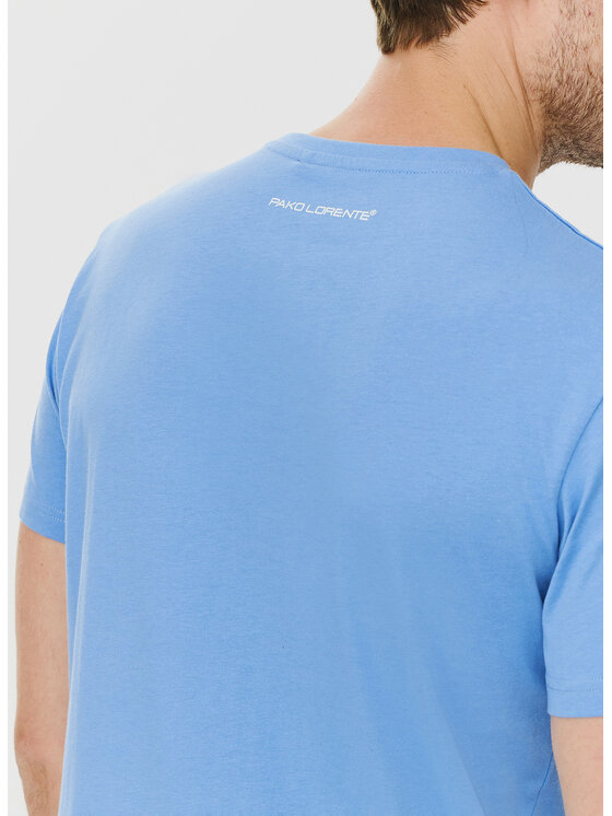Pako Lorente Pako Lorente T-Shirt P24SF-TT-001 Błękitny Regular Fit