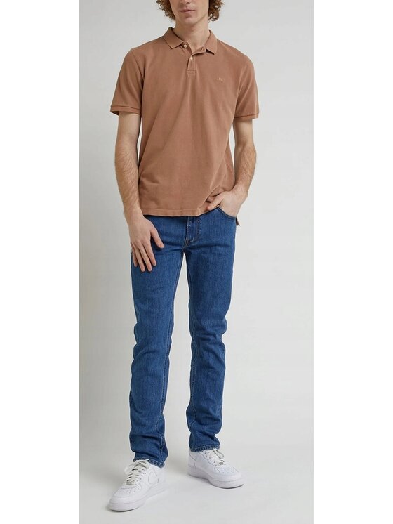 Lee Lee Jeansy Daren Zip Fly Niebieski Regular Fit