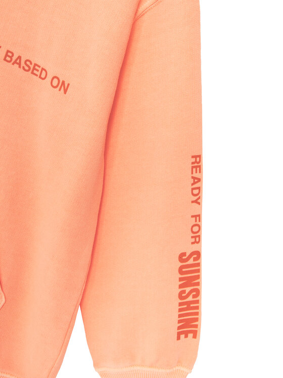 United Colors Of Benetton United Colors Of Benetton Felpa 3WITC204G Arancione Relaxed Fit