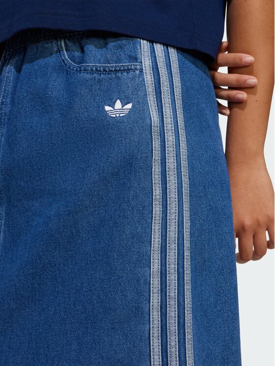 adidas adidas Spódnica jeansowa 142611 Błękitny Regular Fit
