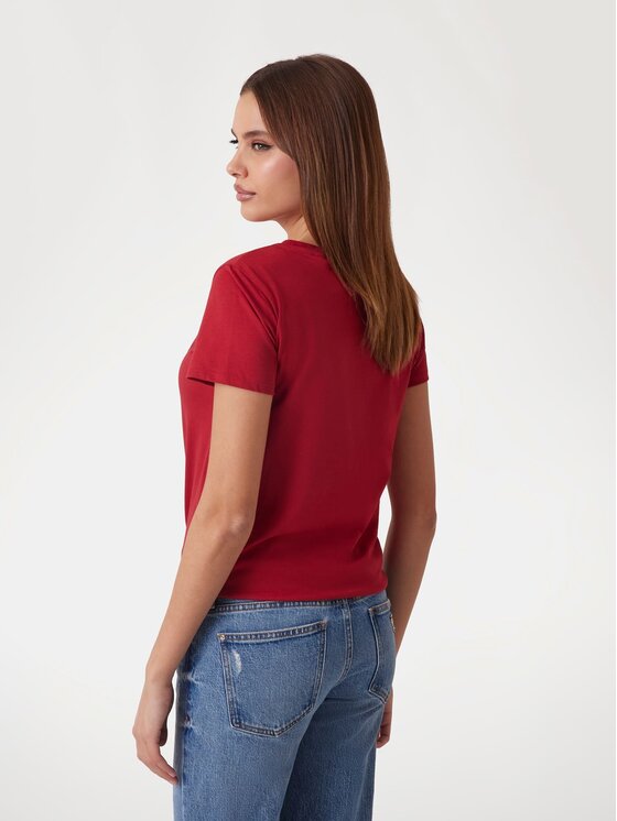 Guess Guess T-Shirt 171123 Czerwony Classic Fit