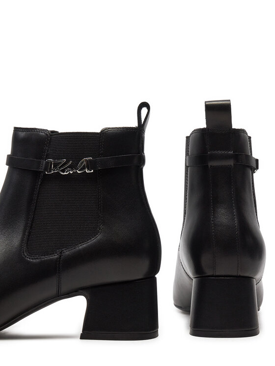 KARL LAGERFELD KARL LAGERFELD Čizme Bonnie KL30344 Crna