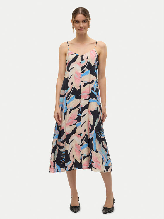 Vero Moda Vero Moda Nyári ruha Josie 10303398 Fekete Regular Fit