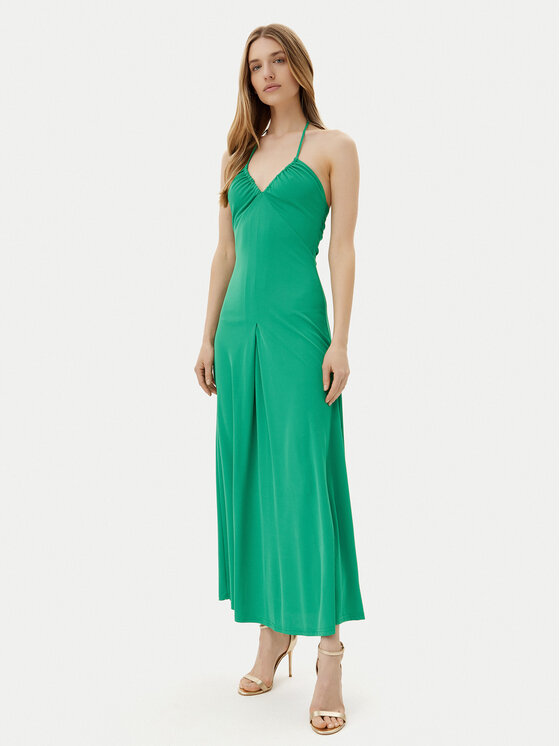 Silvian Heach Silvian Heach Vasaras kleita Madev GPP25330VE Zaļš Slim Fit