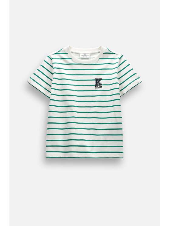 Coccodrillo Coccodrillo T-Shirt ZC6143207ABK-011 Zielony Regular Fit