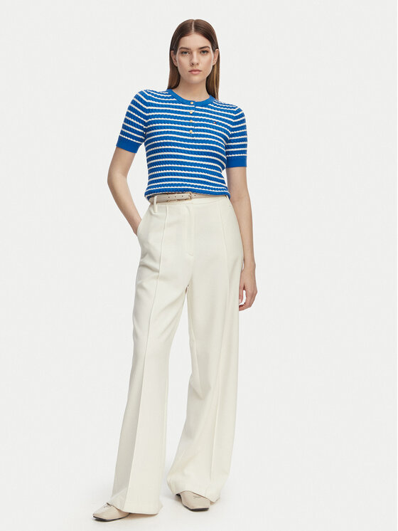 Tommy Hilfiger Tommy Hilfiger Džemper WW0WW49613 Plava Slim Fit