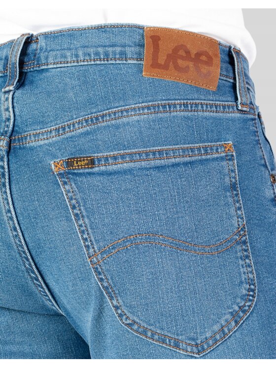 Lee Lee Jeansy Daren Zip Fly Niebieski Regular Fit