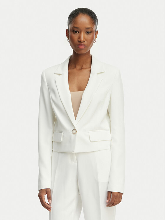 Guess Guess Giacca da abito W6GN03 W1742 Bianco Regular Fit