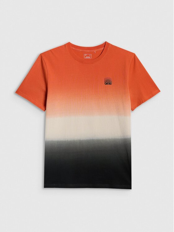 4F 4F T-shirt 4FRSS26TTSHM3815-70A Arancione Relaxed Fit