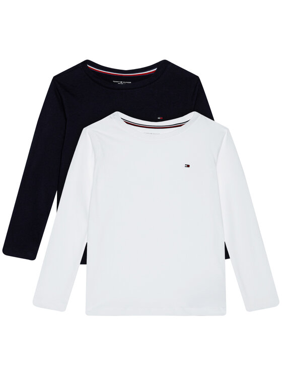 Tommy Hilfiger Tommy Hilfiger 2 blūžu komplekts Cn Tee Ls UB0UB00309 Daudzkrāsains Regular Fit
