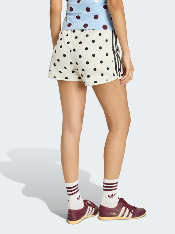 adidas adidas Szorty materiałowe 161637 Biały Loose Fit