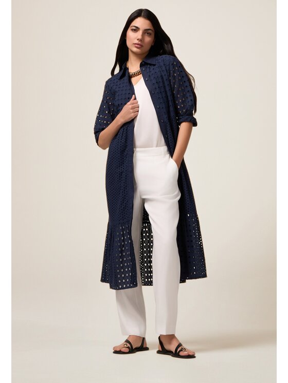 Oltre Oltre Vestito da giorno 7353R004875N034 Blu A-Line Fit