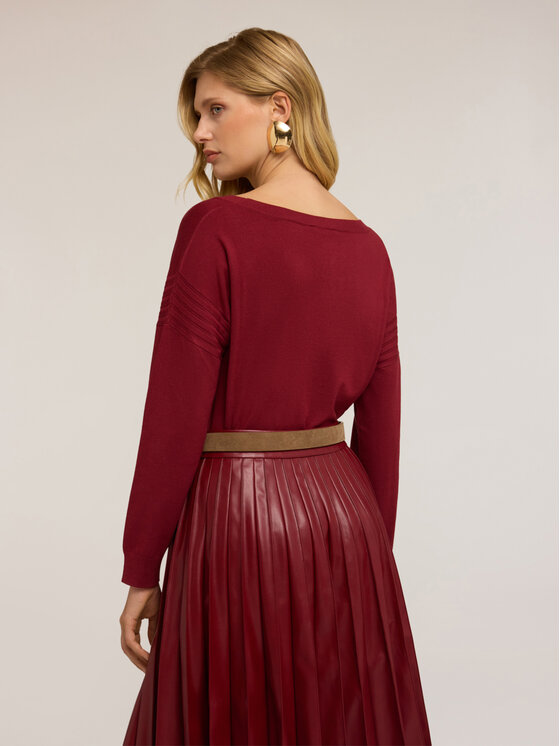 Motivi Motivi Maglione M364W003525N036 Bordeaux Regular Fit